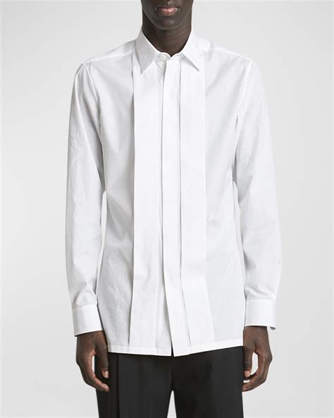 Givenchy Men's Evening Pleats Tuxedo Shirt